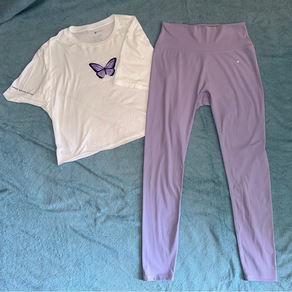 Love fitness workout set *NEW* size Med